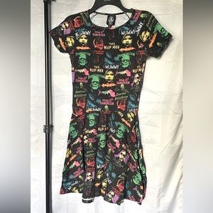 3 FOR $50 | RARE UNIVERSAL MONSTERS Short Sleeve Mini Dress